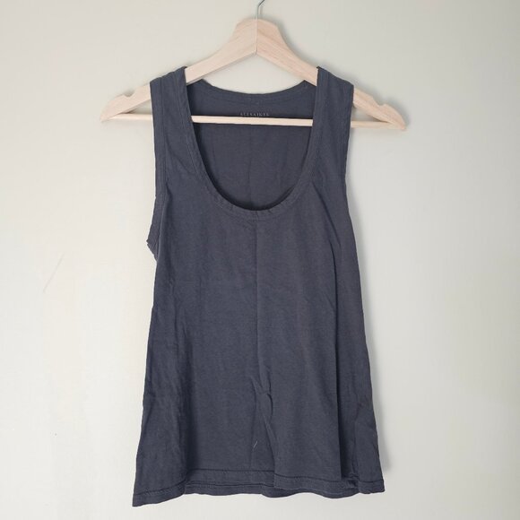 Allsaints Tank Top - Charcoal Grey - Sz UK12 - Picture 1 of 7